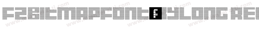 FZbitmapfont_xylong Regular字体转换